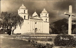 Old Mission - Santa Barbara, Calif California Postcard Postcard