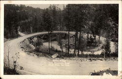 Spiral Bridge, Iron Mountain Road Black Hills, SD Postcard Postcard