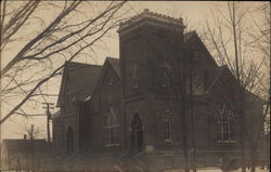 View of Church Buildings Postcard Postcard