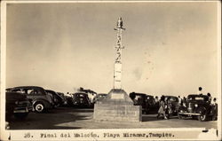 Final del Malecon Playa Miramar, Mexico Postcard Postcard