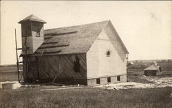 Church Being Built Buildings Postcard Postcard