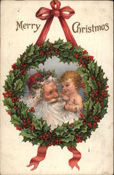 Merry Christmas - Santa Claus Postcard Postcard