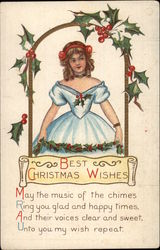 Best Christmas Wishes Postcard