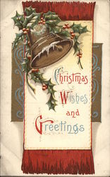 Christmas Wishes and Greetings Postcard