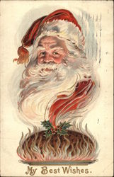 My best wishes Santa Claus Postcard Postcard