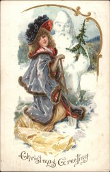 Christmas Greeting Postcard