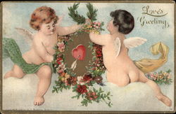 Love's Greeting Cupid Postcard Postcard