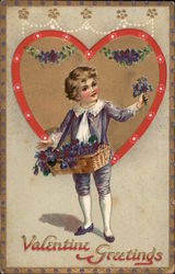 Valentine Greetings Postcard