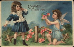 Cupid's Message Postcard