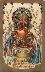 Wishing you a Happy Thanksgiving Postcard