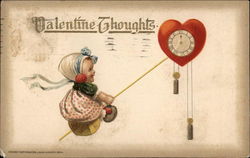 Valentine Thoughts Children Postcard Postcard