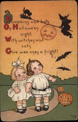 Halloween greeting Postcard