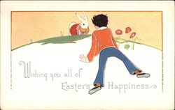 Wishing you all of Easter's Happiness Postcard