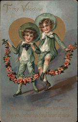 To my Valentine Children Postcard Postcard