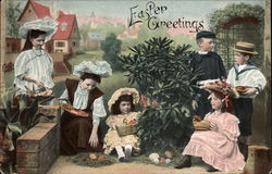 Easter Greetings Postcard