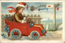 St. Valentine's Greeting Children Postcard Postcard