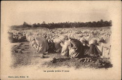 La grande priere, 2nd pose Postcard