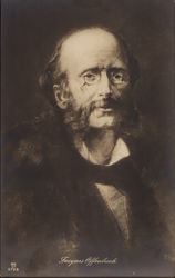 Portrait of Jacques Offenbach Postcard