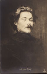 Maxim Gorki - Portrait Music Postcard Postcard