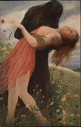 Death and The Girl - Adolf Hering Postcard