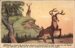 Bambi (French) Postcard