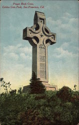 Prayer Book Cross, Golden Gate Park San Francisco, CA Postcard Postcard