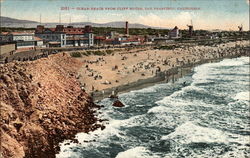 Ocean Beach from Cliff House San Francisco, CA Postcard Postcard