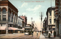 View of Government Street Postcard