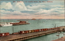 Entrance to Los Angeles Harbor San Pedro, CA Postcard Postcard