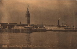 Union Ferry Depot Postcard