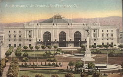 Auditorium, Civic Center San Francisco, CA Postcard Postcard