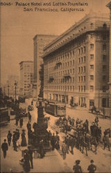 Palace Hotel and Lorra's Fountain San Francisco, CA Postcard Postcard