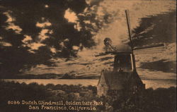 Dutch Windmill, Golden Gate Park Postcard