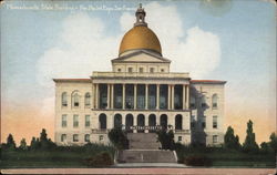 Massachusetts State Building Postcard