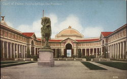 Court of Palms, Pan Pac. Int. Expo Postcard