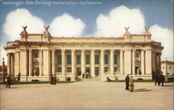 Washington State Building, Pan.Pac. Int. Exposition Postcard