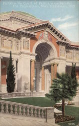 Portal in the Court of Palms, Pan-Pac Int. Exposition, 1915 Postcard