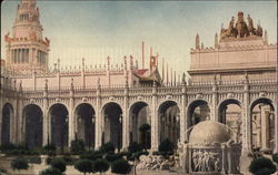 Section of Court of Abundance Postcard