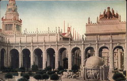 Section of Court of Abundance Postcard