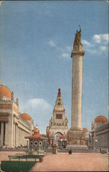 Column of Progress at the Panama Pacific International Exposition, 1915 Postcard