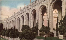 Court of Abundance, Pan-Pac Int. Exposition, 1915 Postcard