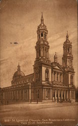 St. Ignatius Church, View From Southwest Postcard