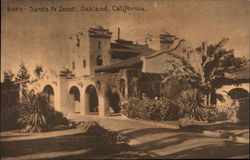 Santa Fe Depot Postcard