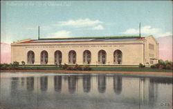 Auditorium of the City of Oakland California Postcard Postcard