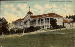 Grand Hotel Mackinac Island, MI Postcard Postcard