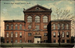 Western High School Postcard