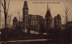 National Soldiers' Home Milwaukee, WI Postcard Postcard