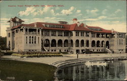 Casino from River, Belle Isle Detroit, MI Postcard Postcard