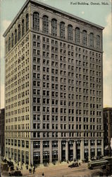 Ford Building Detroit, MI Postcard Postcard