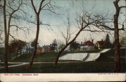 New City Park Escanaba, MI Postcard Postcard